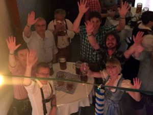 Gruppenbild auf dem Oktoberfest in Ober-Laudenbach