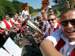 Selfie vom Umzugswagen