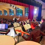 Die Bigband bei ihrem Auftritt