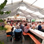 Im Zelt der Gaderner Kerwe 2019