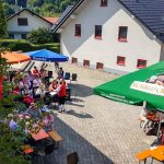 Blick vom Balkon