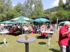 Stehbereich im Geopark