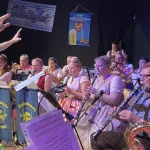 Musiker auf der Bühne