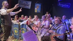 Musiker auf der Bühne