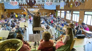 Der Dirigent in Aktion