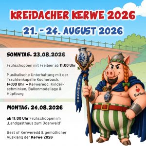 Plakat - Kerwe Kreidach 2026