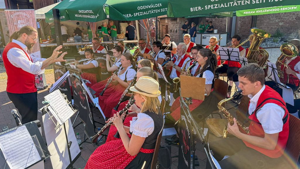 Unser Platz auf dem Überwälder-Heimatfest