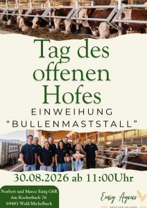 Plakat zum Tag des offenen Hofes am 30.8.2026
