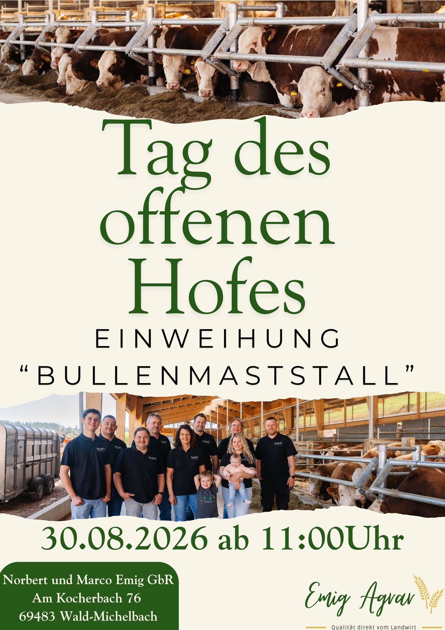 Plakat zum Tag des offenen Hofes am 30.8.2026