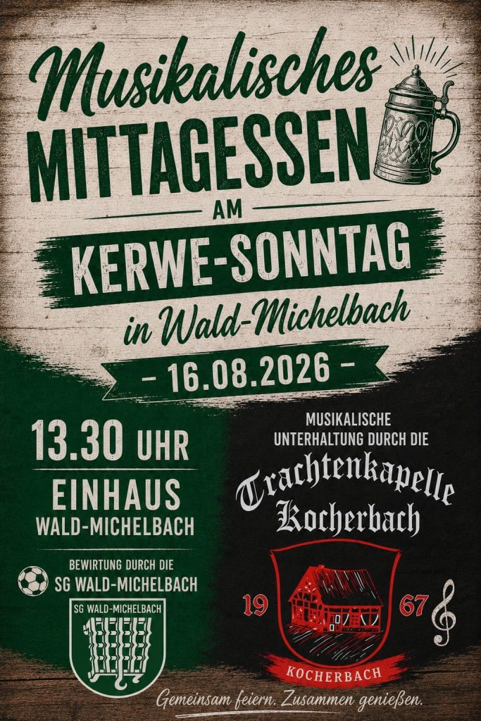 Plakat - Kerwe Wald-Michelbach 2026